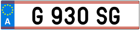 Truck License Plate